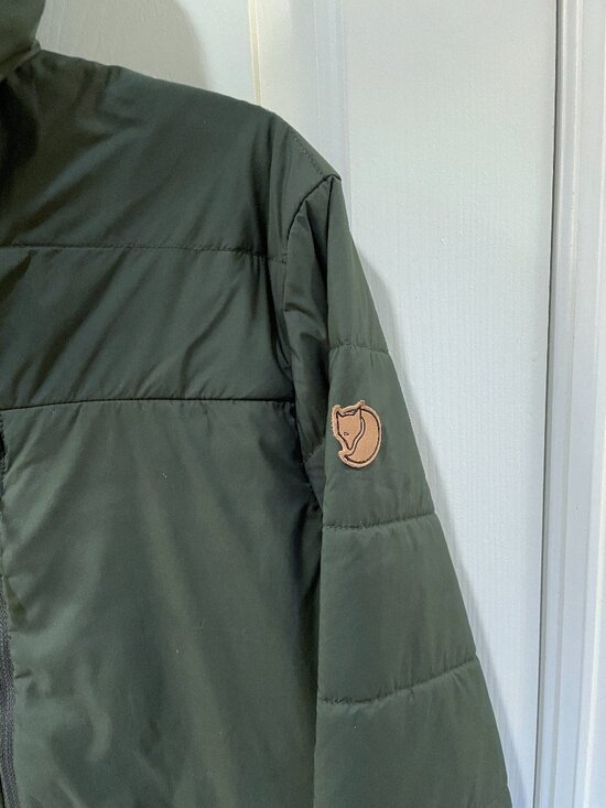 NEW Fjallraven Men Keb Padded Insulated Hoodie Full Zip Jacket NWT Deep Forest M - Picture 12 of 16